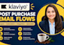 build klaviyo post purchase email flows for coffee subscription brands